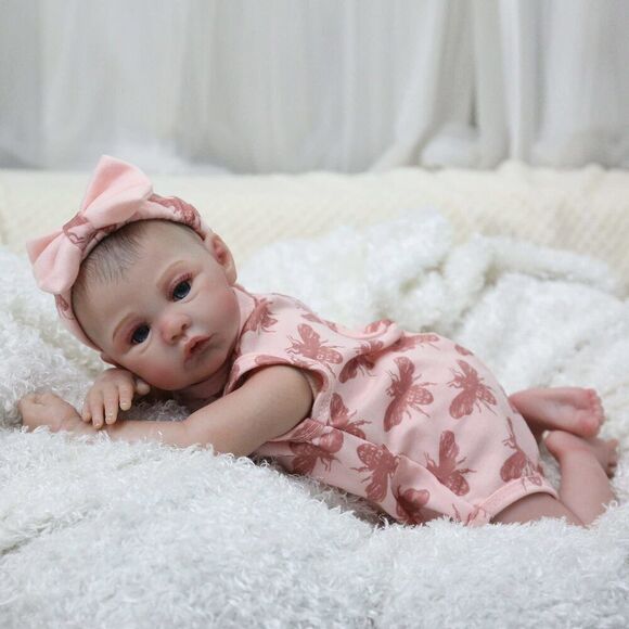 Charex Lifelike Reborn Baby Dolls - 18 Inch Realistic Baby Doll Weighted Newbor - Picture 5 of 15